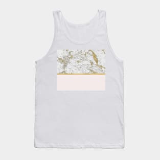 Riviera golden blush marble Tank Top